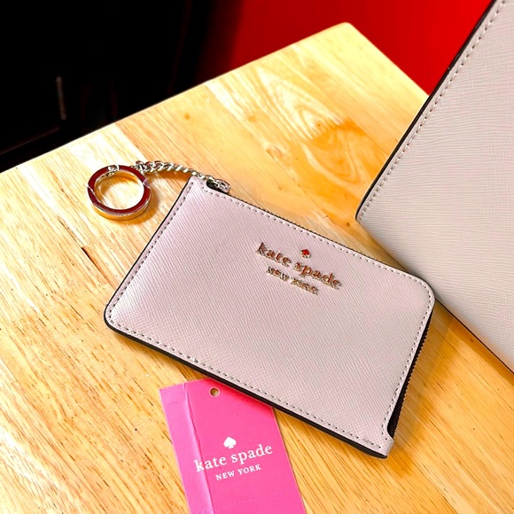 Kate Spade Staci - Lg Satchel, Lg Continental Wallet ,and Med L-Zip Card Holder - Picture 9 of 11
